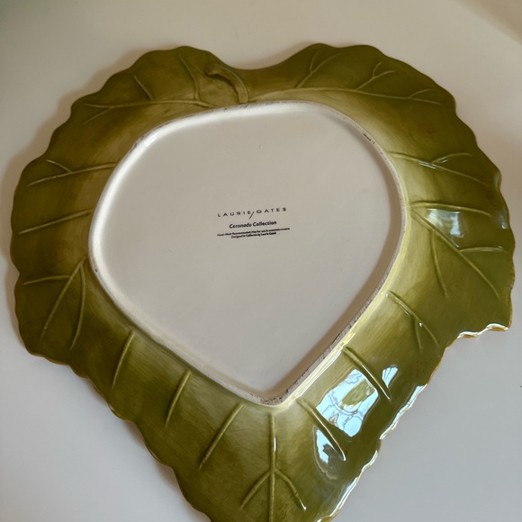 Laurie Gates Coronado Collection Serving Pieces Leaf Shape Set of 3 - Picture 5 of 7